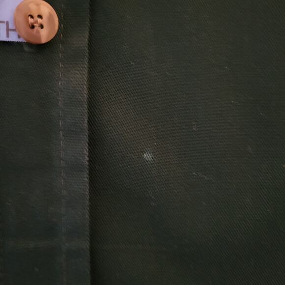 Redhead Button Up Shirt Mens L Long Sleeve Shooting Green Tan Hunting Padded - Picture 5 of 5